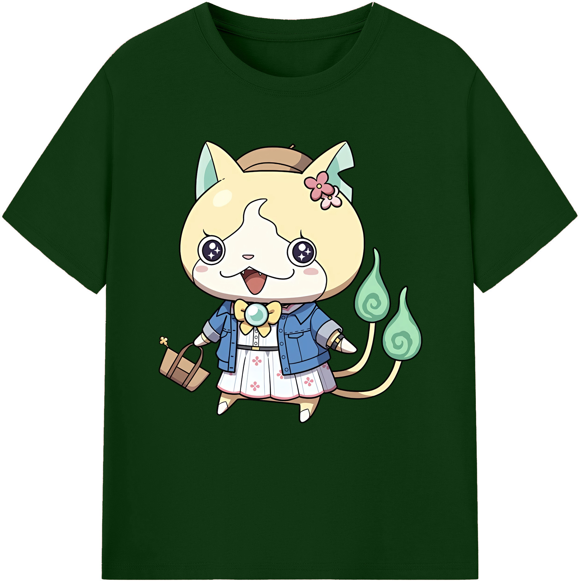 （画像用） 妖怪ウォッチ Yo-kai Watch 綿100％半袖Tシャツ（フロントプリント）